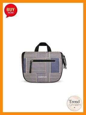 Hanging Travel Toiletry Bag Water-Resistant Recycled Nylon